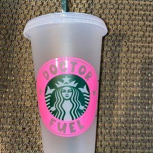 Doctor Fuel Starbucks 24oz Cold Cup Tumbler